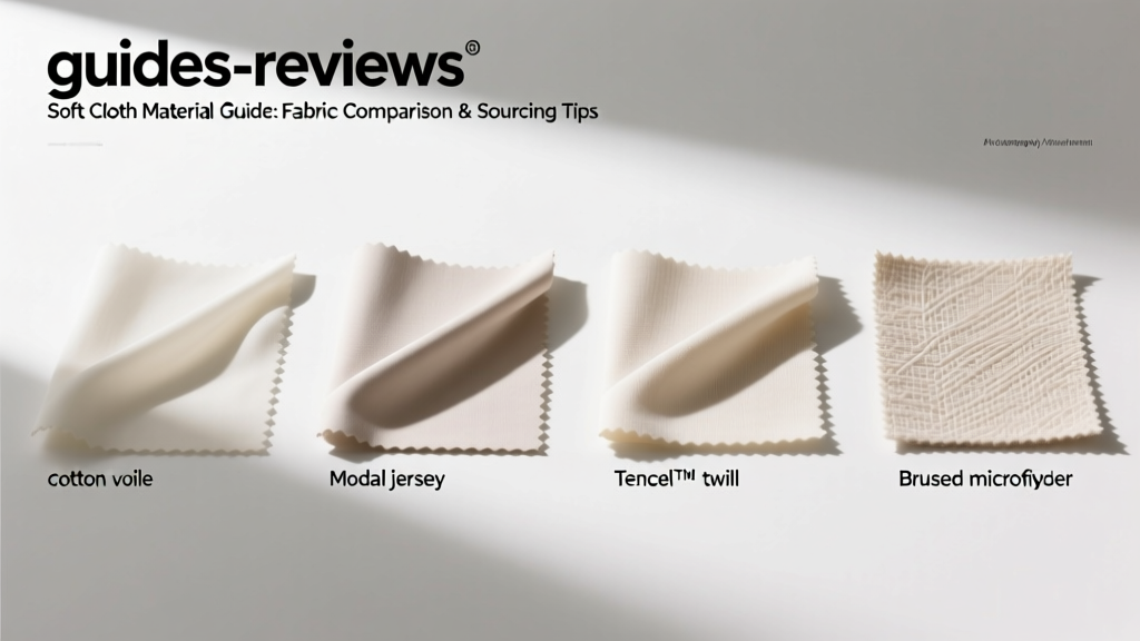 Soft Cloth Material Guide: Fabric Comparison & Sourcing Tips