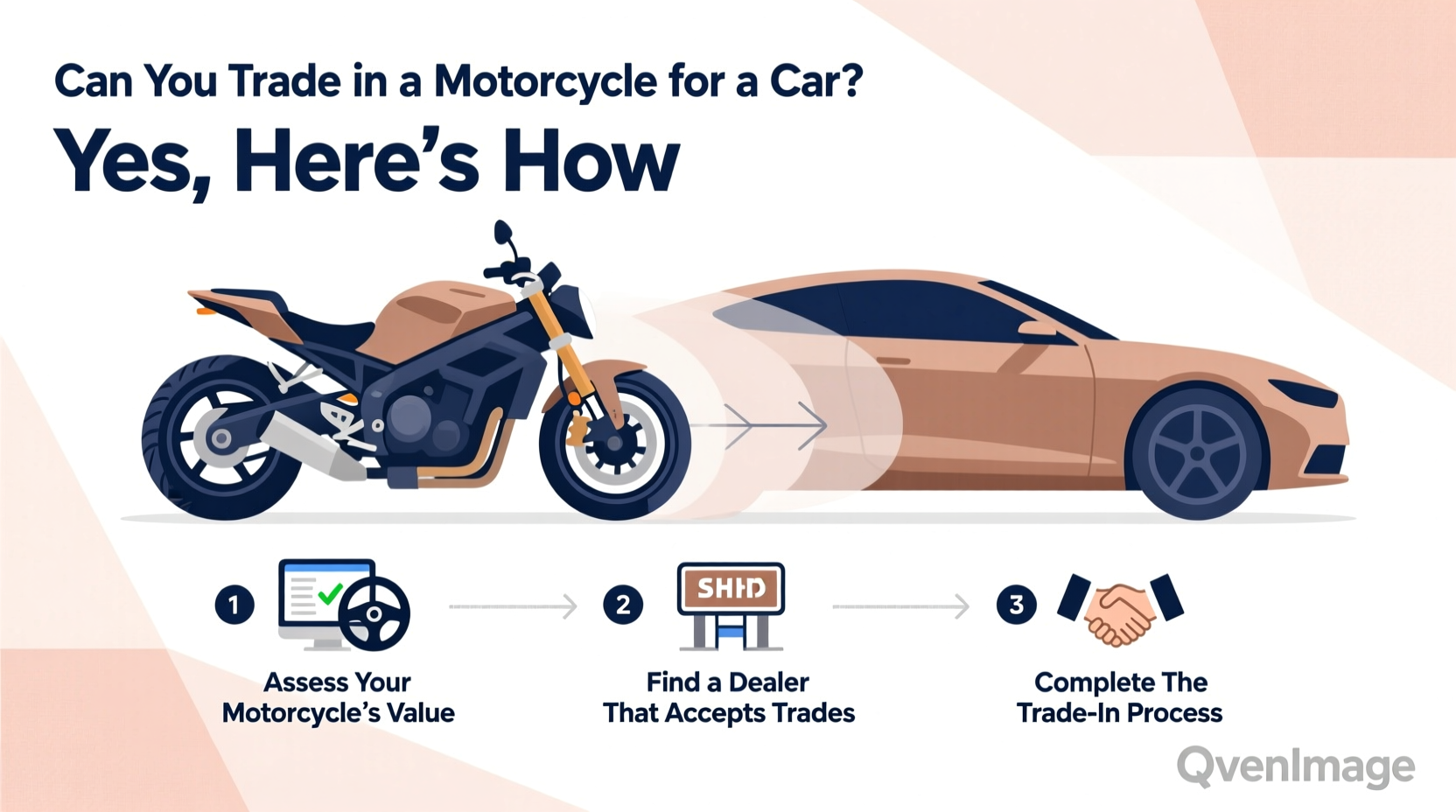 can you trade in a motorcycle for a car