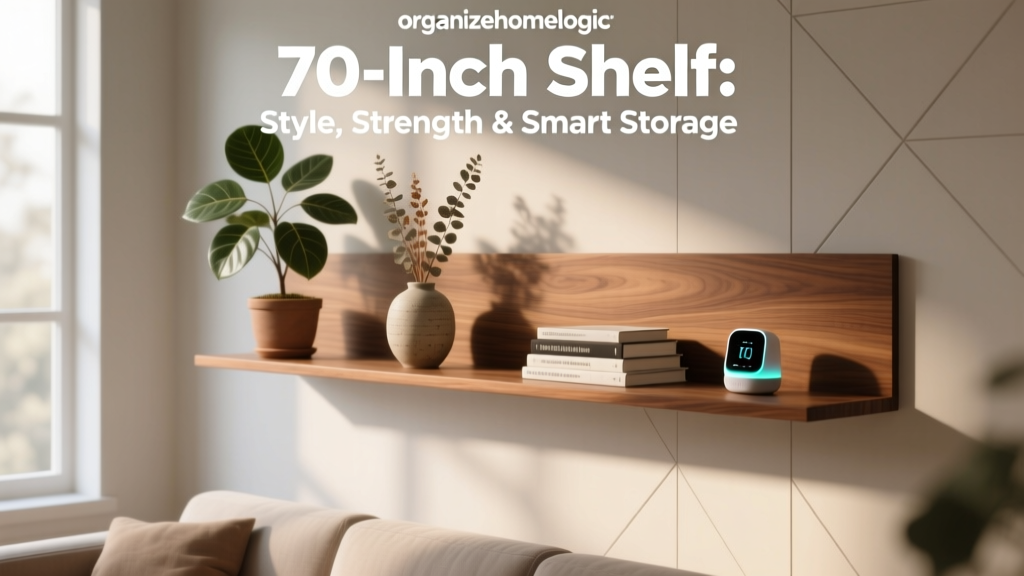 70-Inch Shelf: Style, Strength & Smart Storage