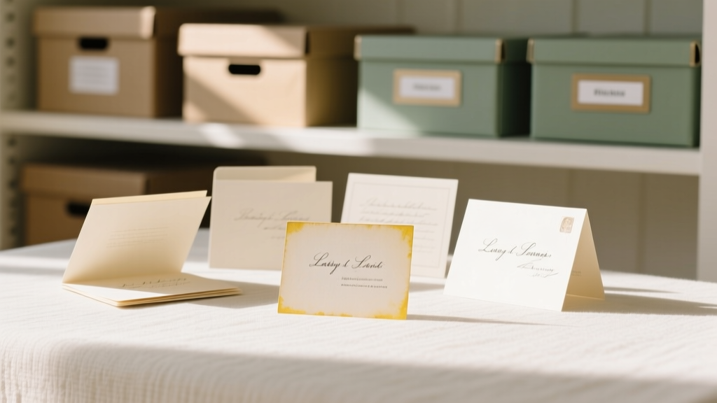 Wedding Card Storage: 7 Steps to Prevent Yellowing & Mold