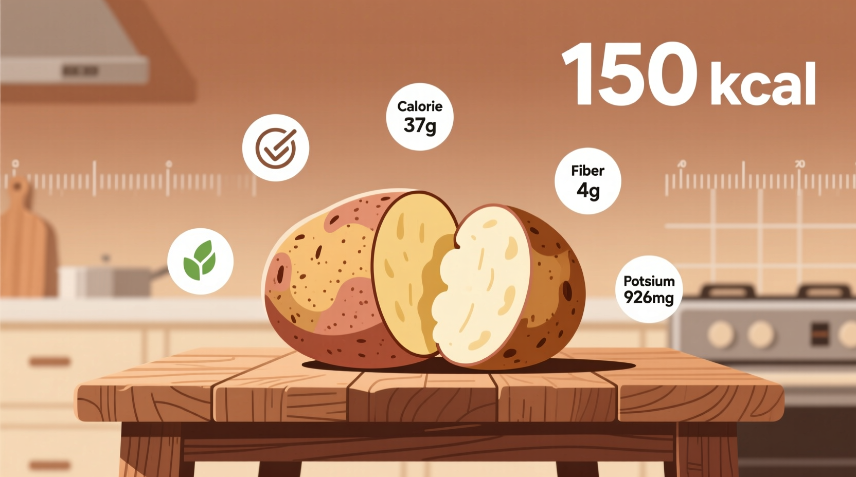 how many calories is one potato