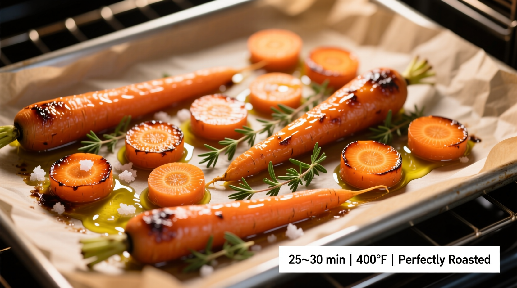 how long to cook carrots in oven