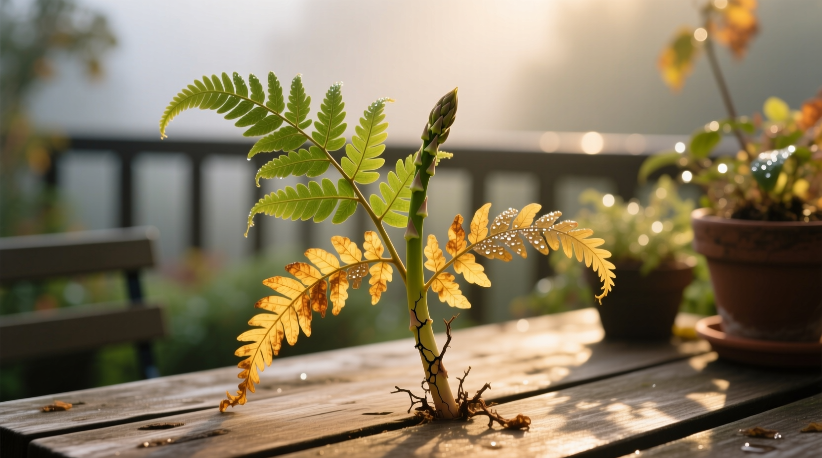 asparagus fern turning yellow