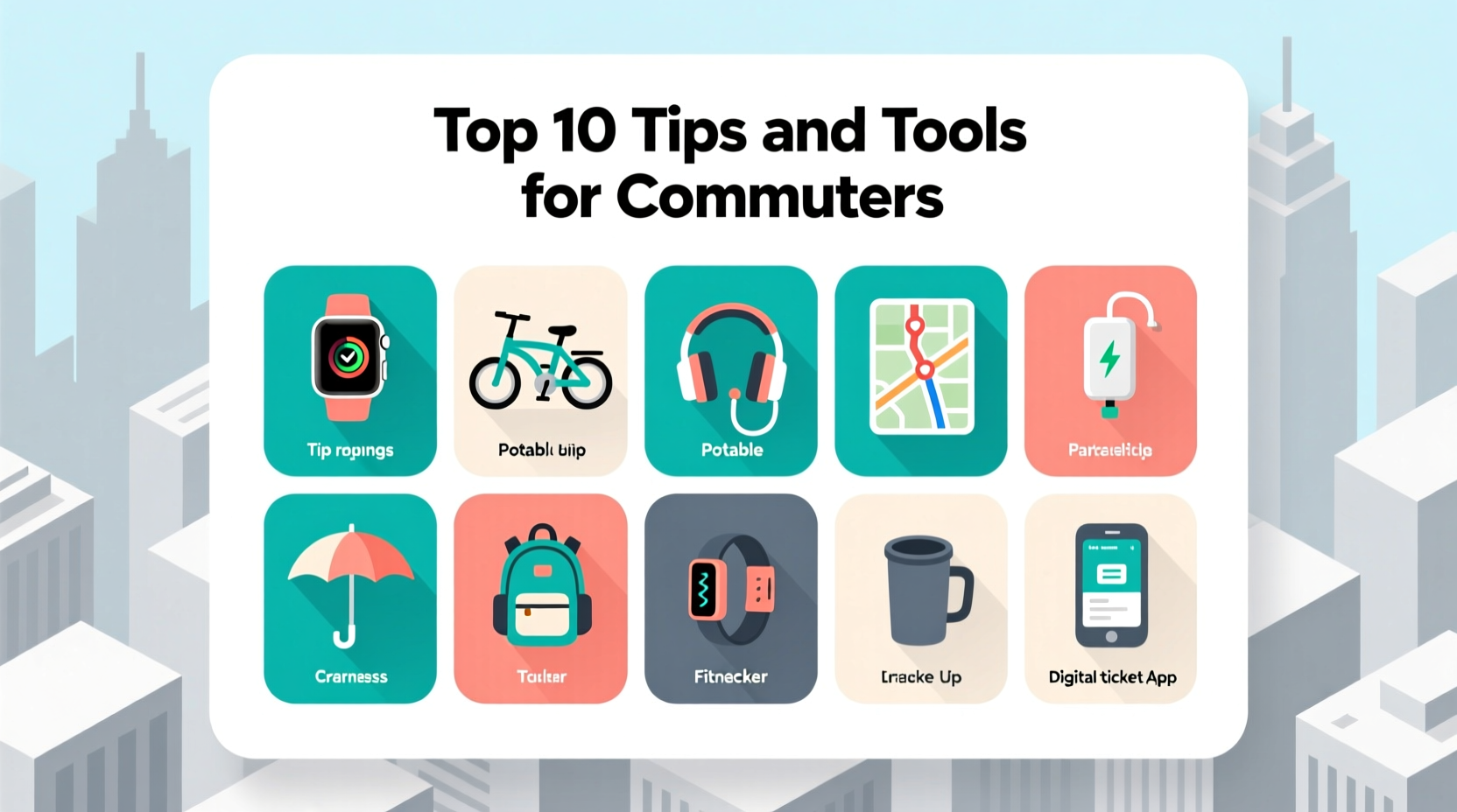 top 10 tips and tools for commuters