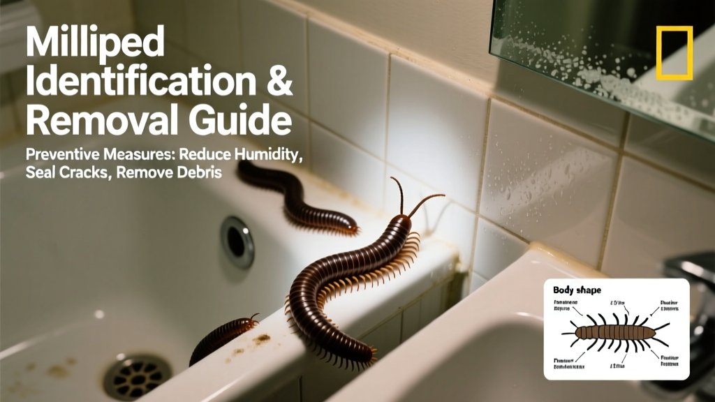 Millipedes in Bathroom: Identification and Removal Guide