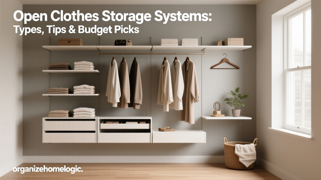 Open Clothes Storage Systems: Types, Tips & Budget Picks