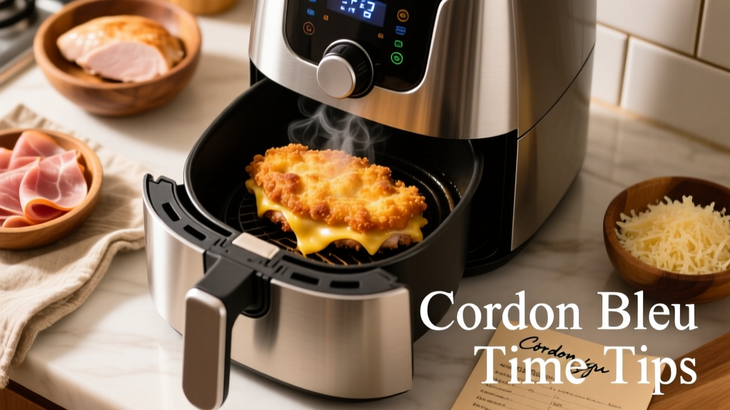 Frozen Chicken Cordon Bleu in Air Fryer: Time & Tips