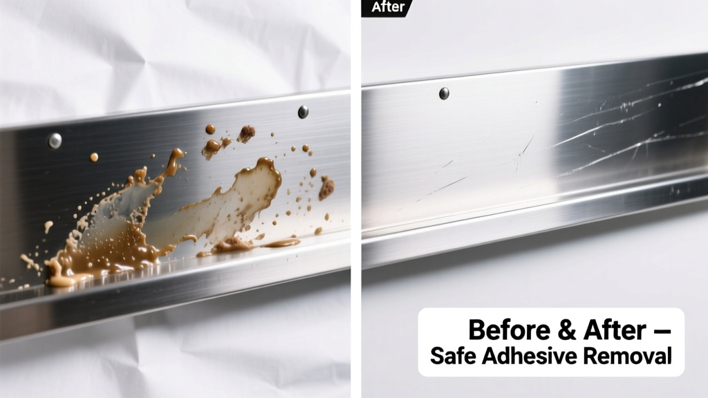 How to Remove Carpet Adhesive from Stainless Steel Safely