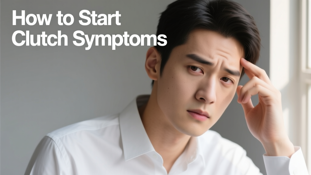 How To Start Clutch Symptoms: Early Warning Signs, Diagnosis, and Preventive Action