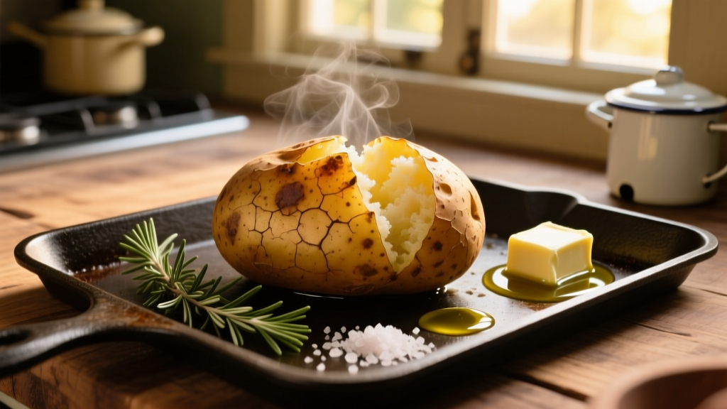 Perfect Ninja Foodi Baked Potato Recipe (Crispy Skin!)