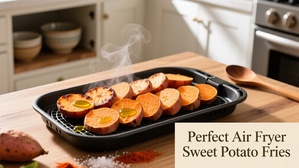 How to Air Fry Homemade Sweet Potato Fries Perfectly