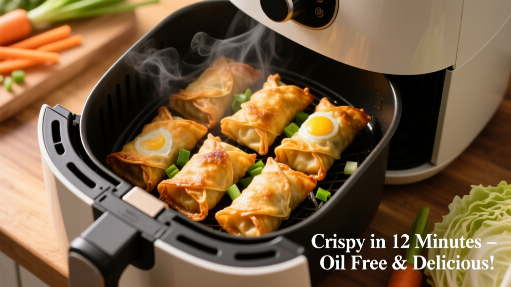 Frozen Mini Egg Rolls in Air Fryer: Crispy, Fast & Oil-Free