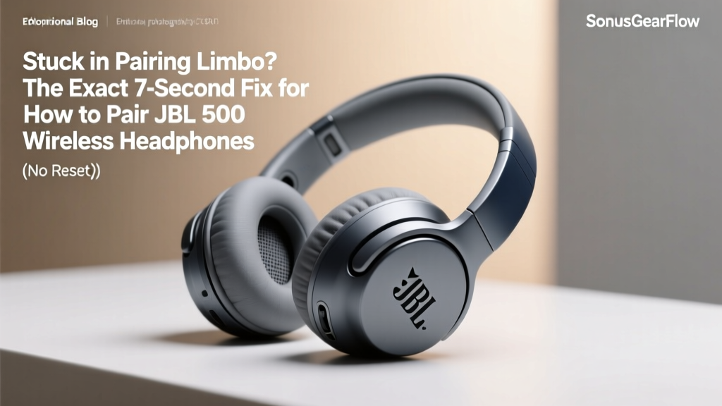 How to Pair JBL 500 Wireless Headphones (2026)