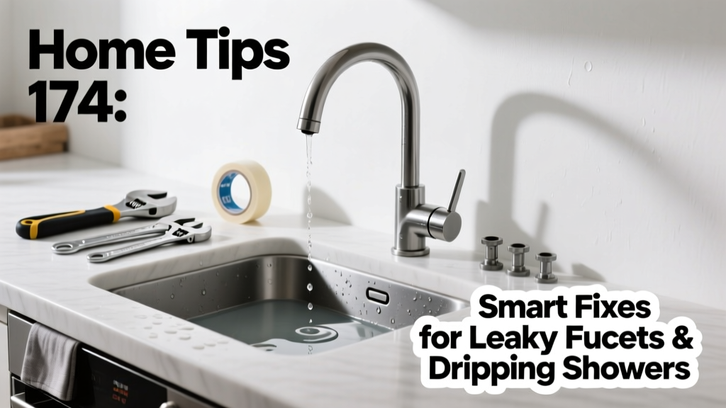 Home Tips 174: Smart Fixes for Leaky Faucets & Dripping Showers