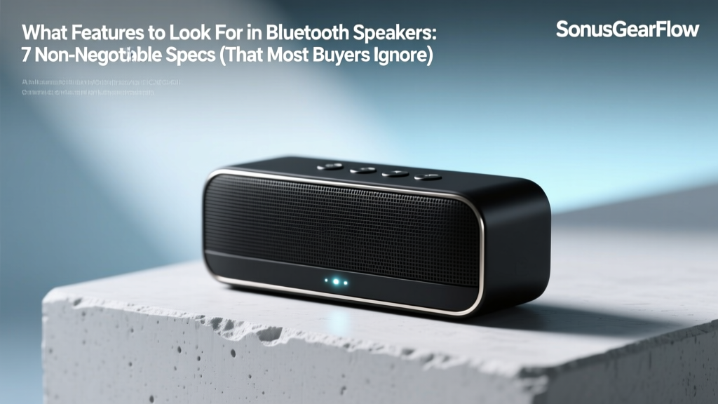 Bluetooth Speaker Features You Can’t Ignore (2026)