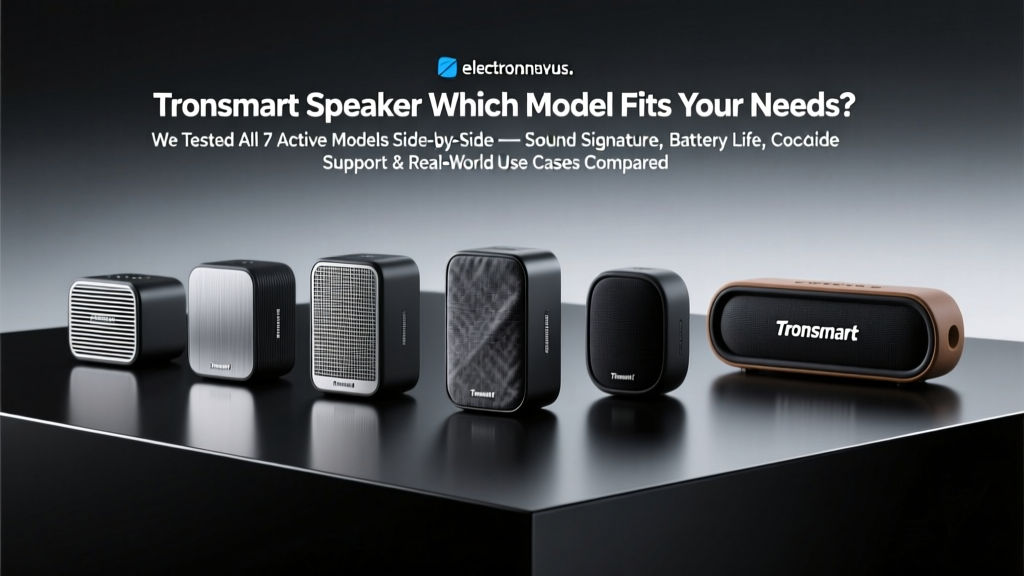 Tronsmart Speaker Which Model Fits Your Needs? We Tested All 7 Active Models Side-by-Side — Sound Signature, Battery Life, Codec Support & Real-World Use Cases Compared