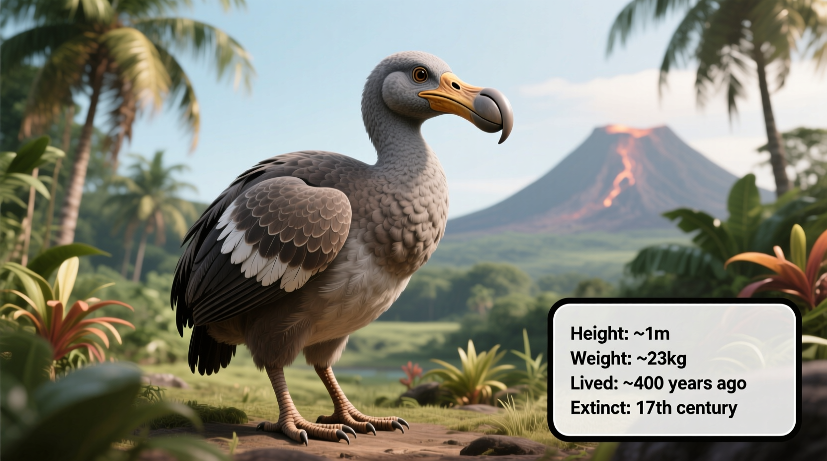 how big were dodo birds