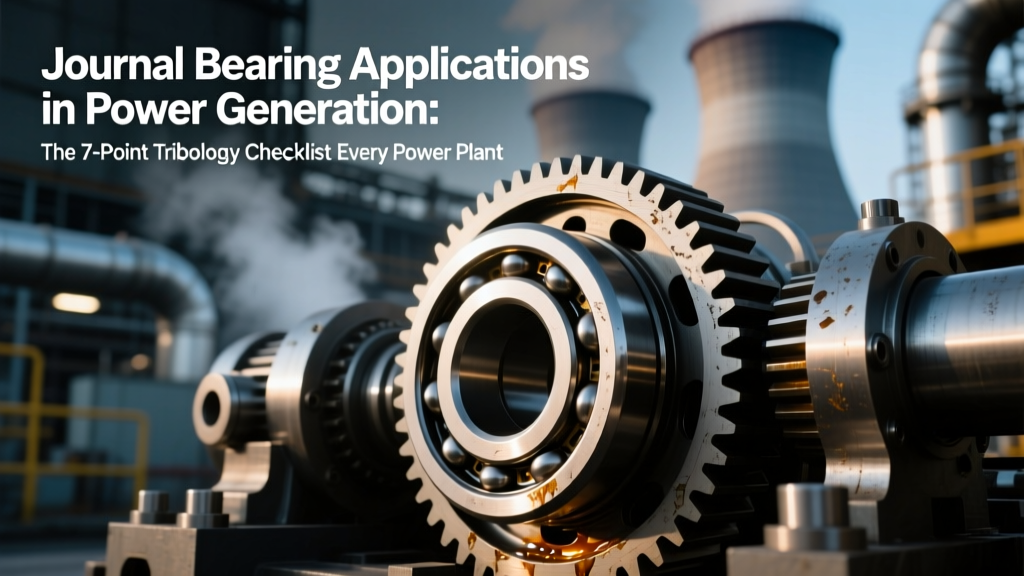 Journal Bearing Tribology Checklist for Power Plants