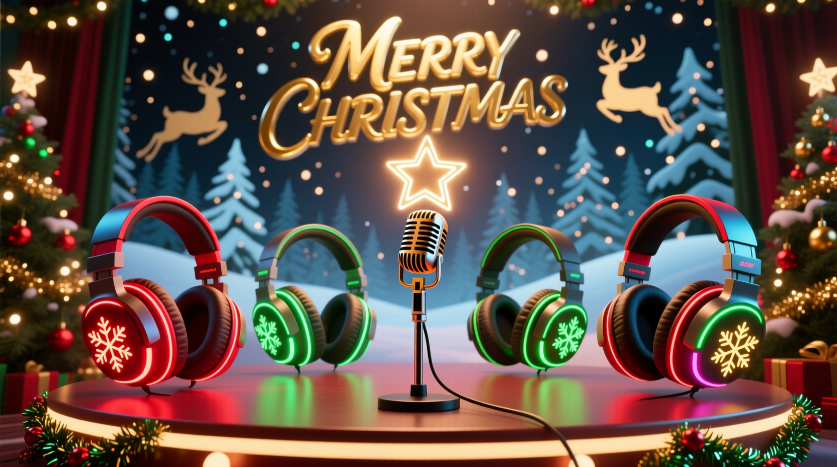 can you use gaming headsets as part of a christmas karaoke setup