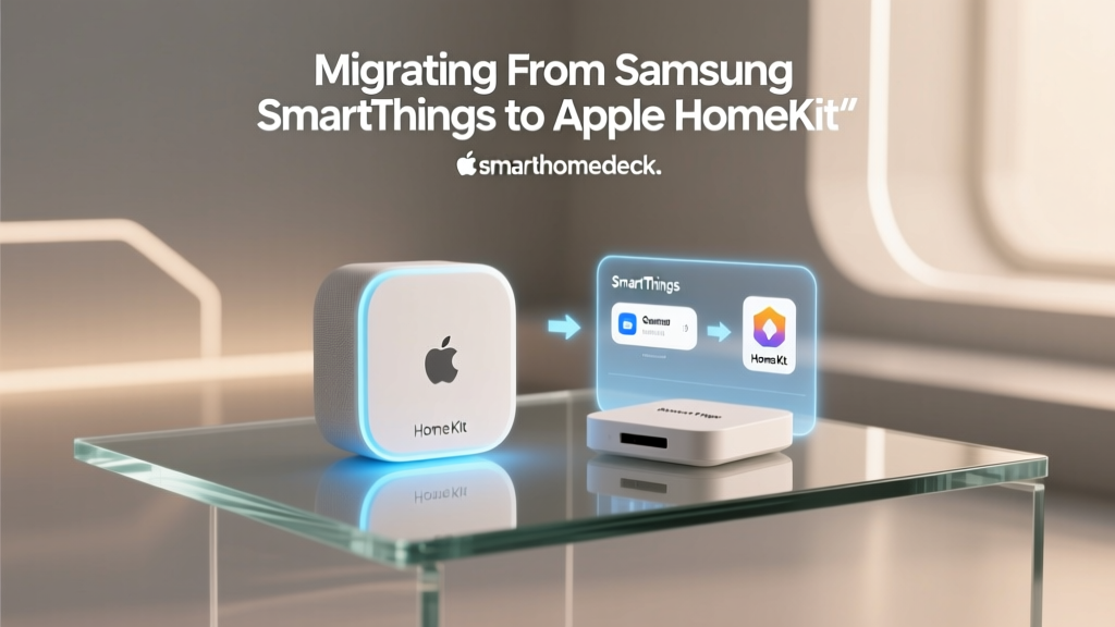 Migrating From Samsung SmartThings to Apple HomeKit