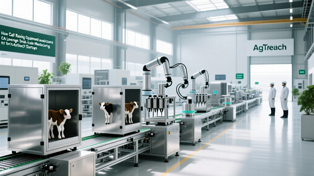How Calf Raising Equipment Manufacturers CA Leverage Small-Scale Manufacturing for AgTech Startups