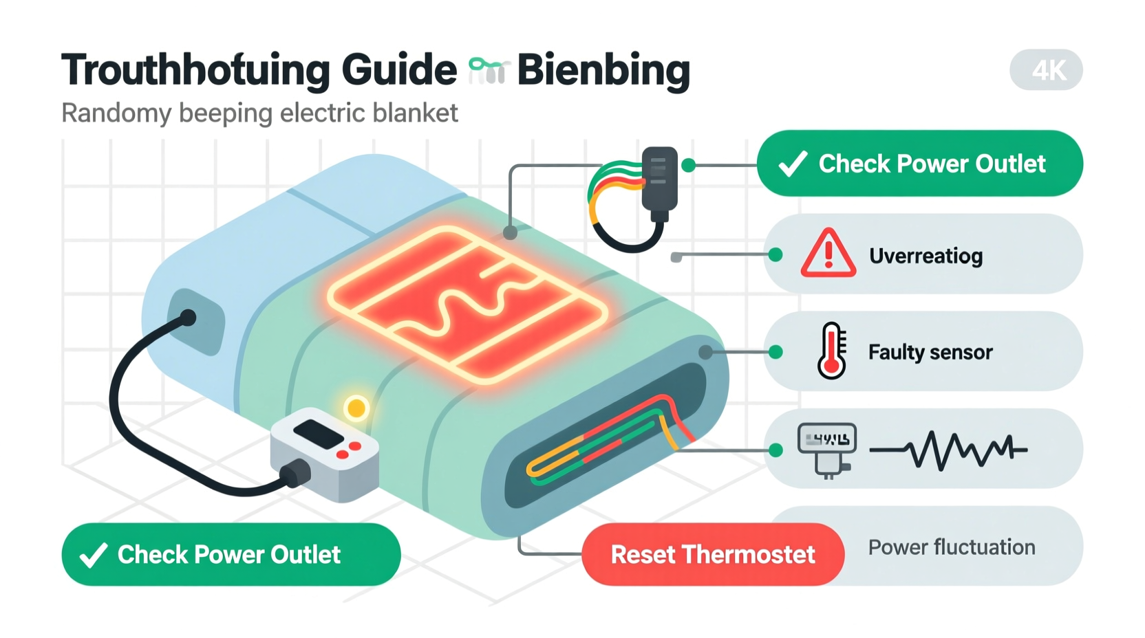 why does my electric blanket beep randomly troubleshooting guide