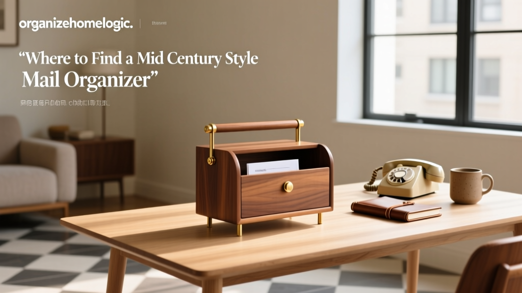 Where to Find a Mid Century Style Mail Organizer