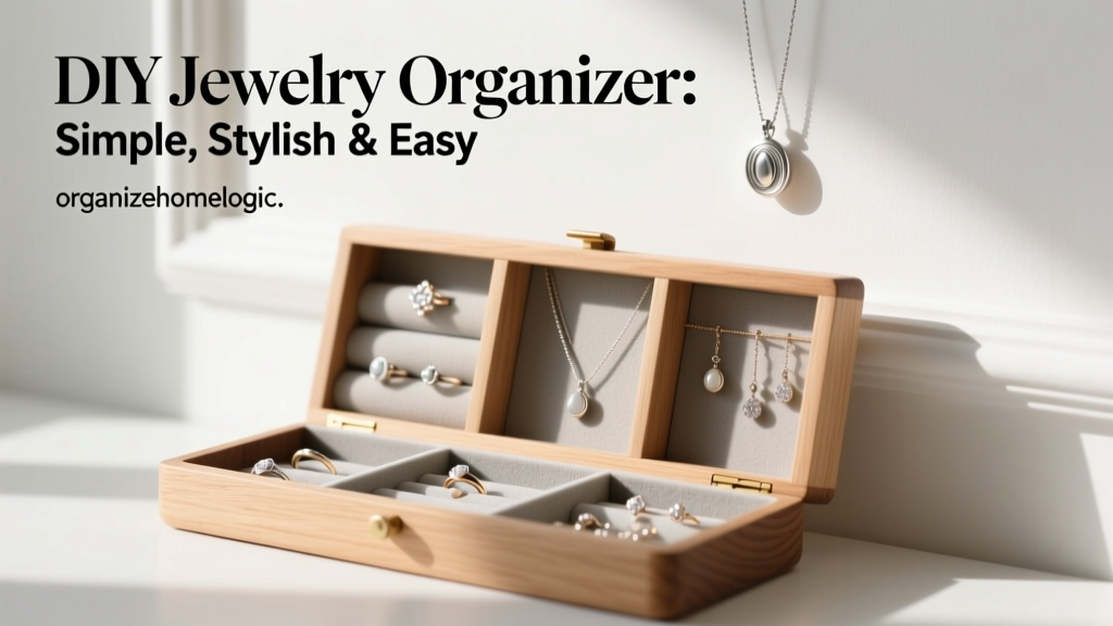 DIY Jewelry Organizer: Simple, Stylish & Easy