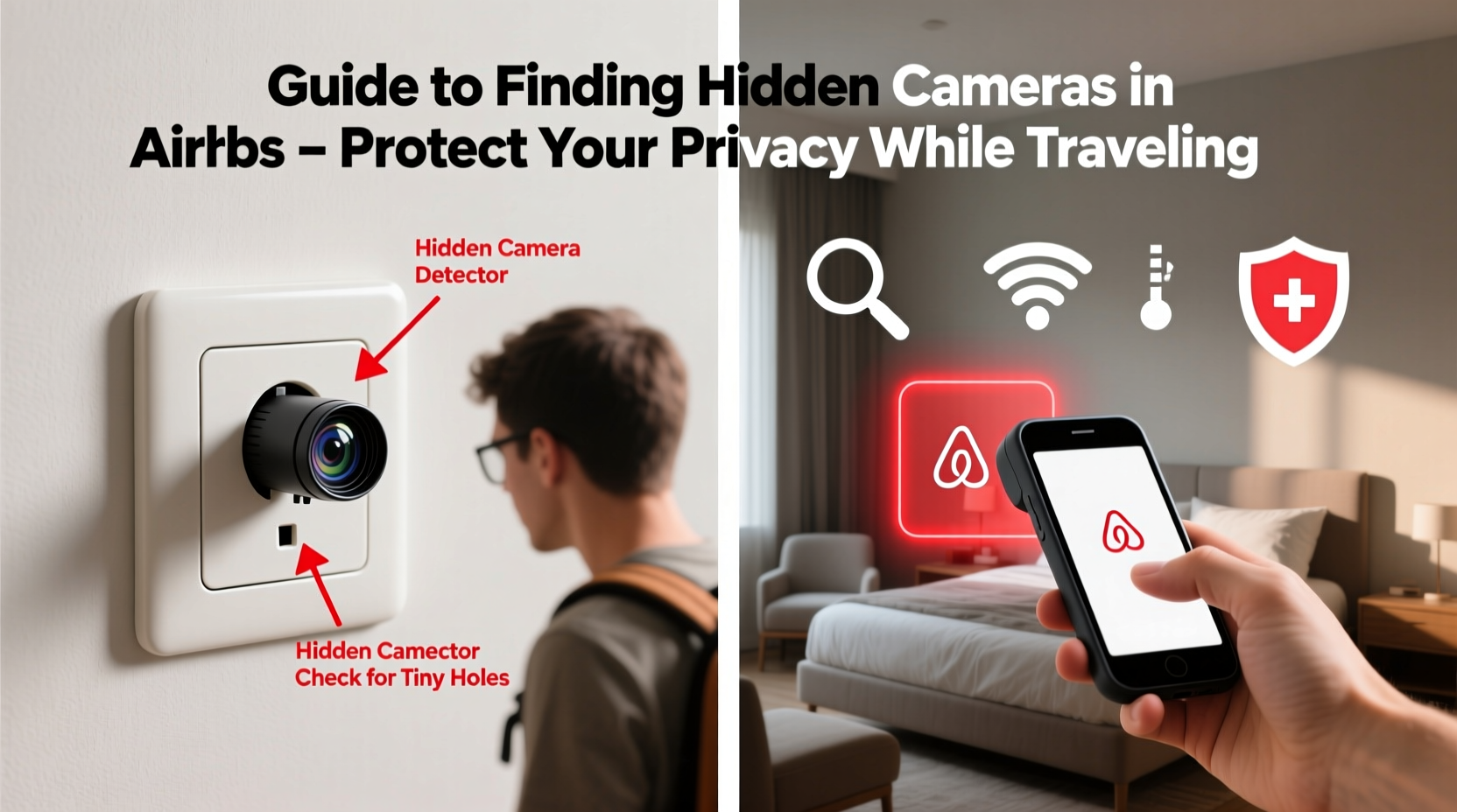 guide to finding hidden cameras in airbnbs protect your privacy while traveling