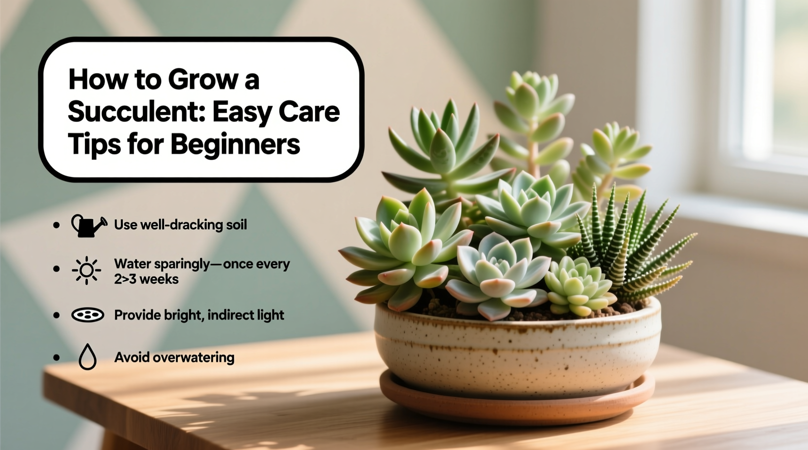 5 Succulent Care Secrets for Beginners | TheHomeSprouts