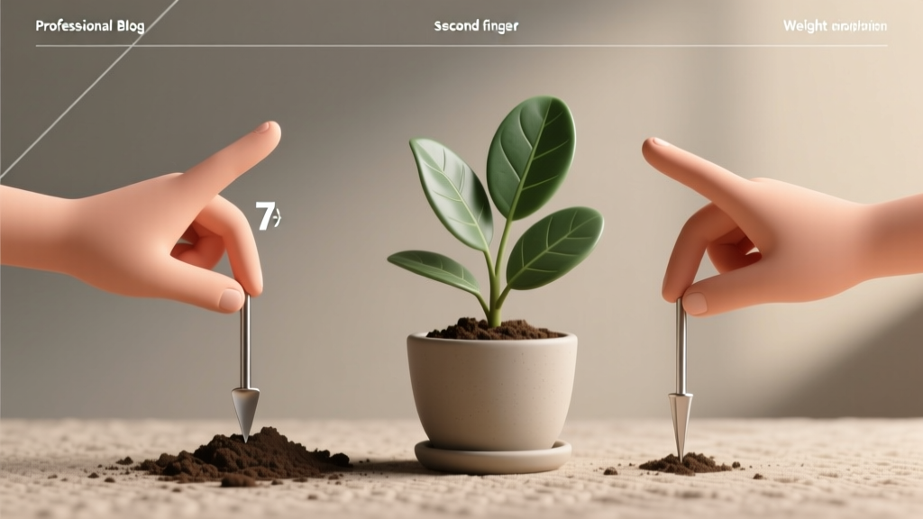 Indoor Plant Watering Test: 7-Second Finger, Probe & Weight
