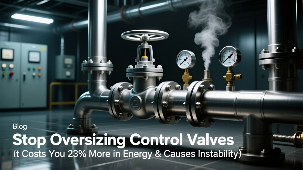 Control Valve Sizing Guide: Avoid Oversizing & Energy Waste