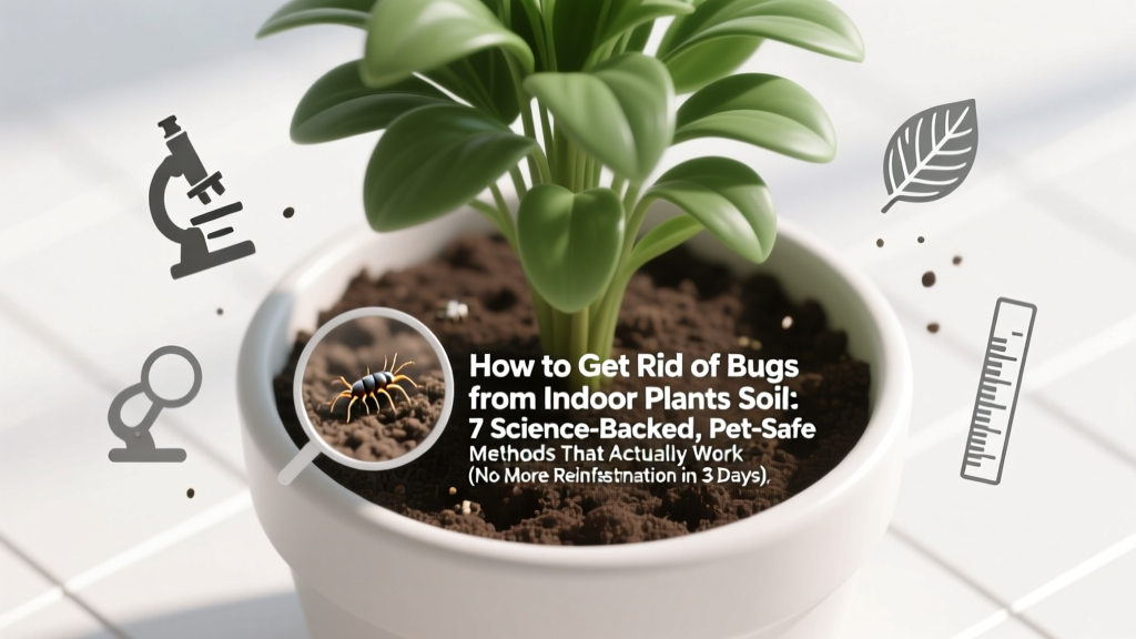 How To Get Rid Of Bugs From Indoor Plants Soil Soil Mix (2026)