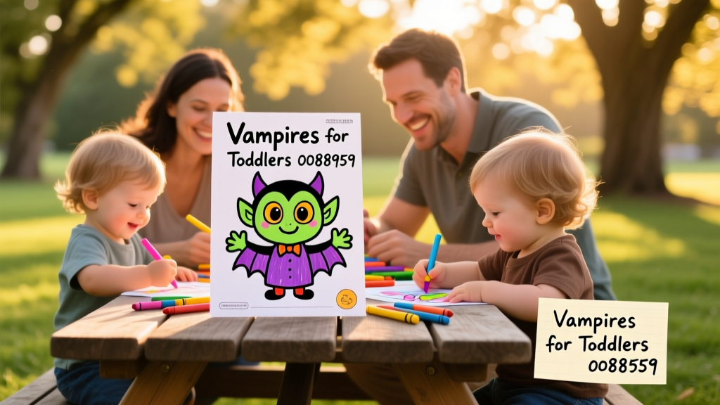 Vampires Coloring Pages for Your Toddlers: Developmentally Appropriate, Screen-Free Fun with Real Therapeutic Benefits