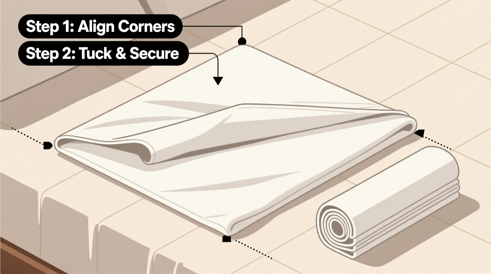 best way to fold fitted sheets without frustration proven method