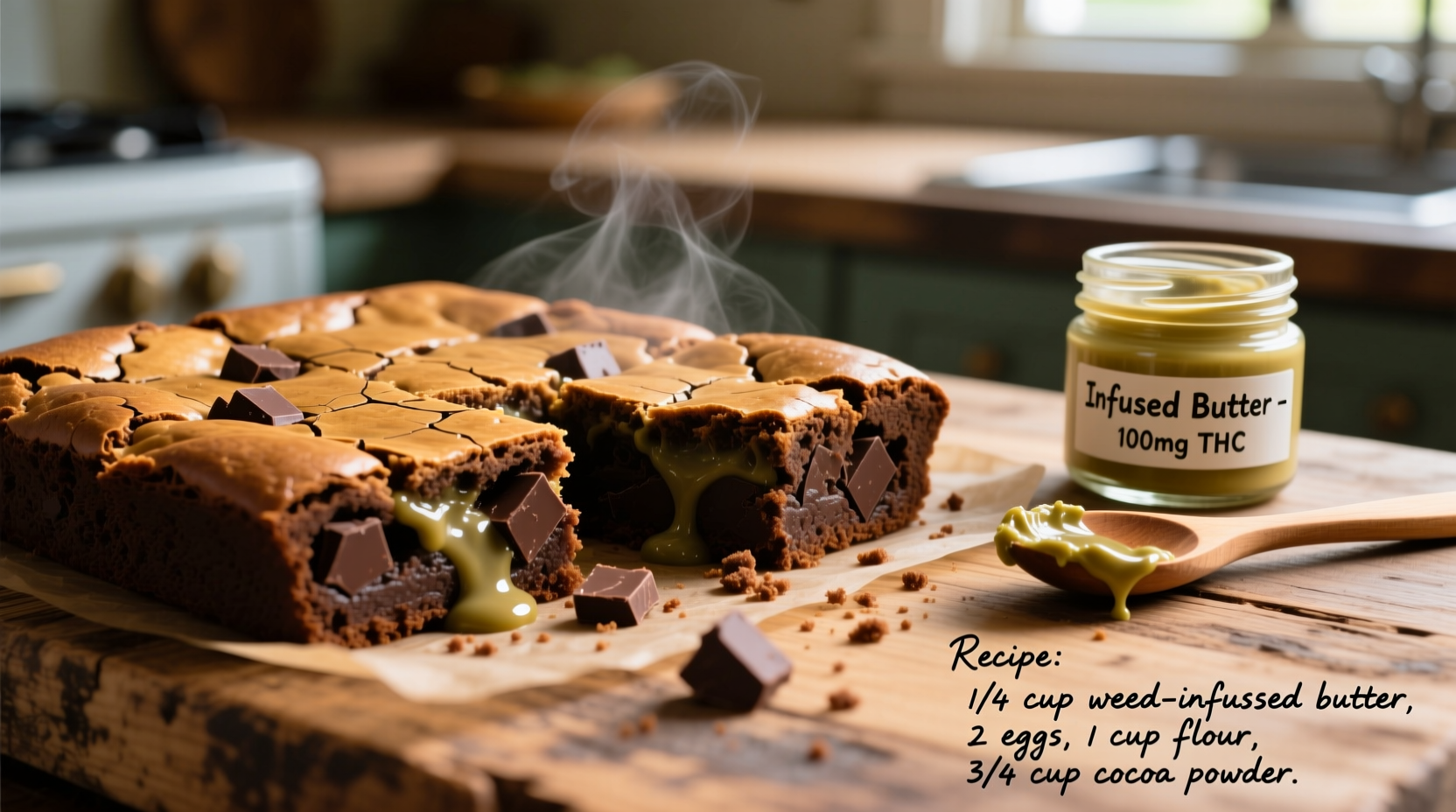 how to cook brownies with weed