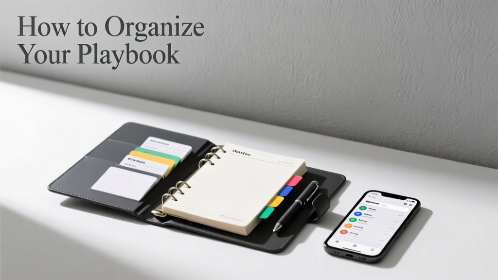How To Organize a Playbook: A Practical, Field-Tested System for Teams