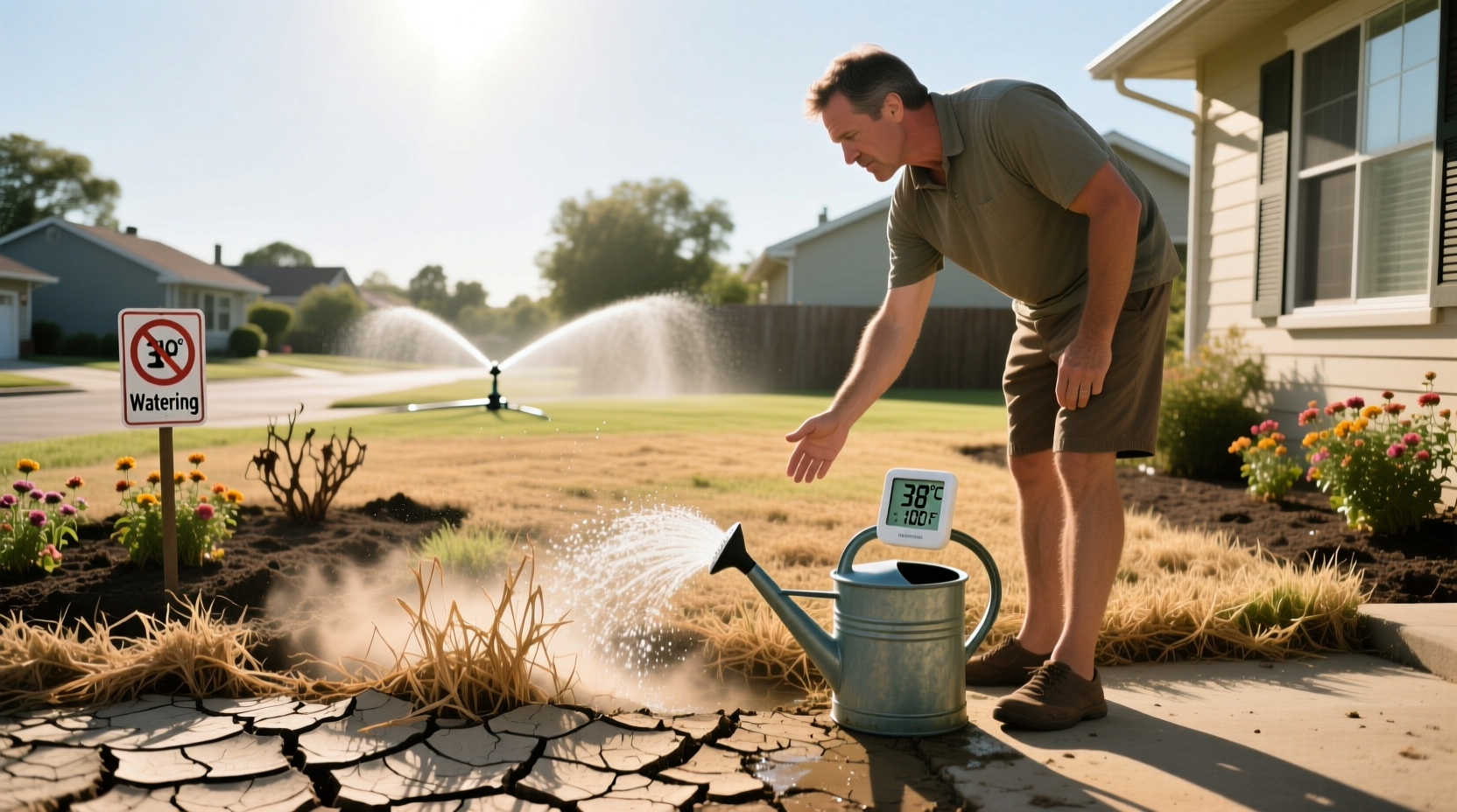 should you water your lawn in summer