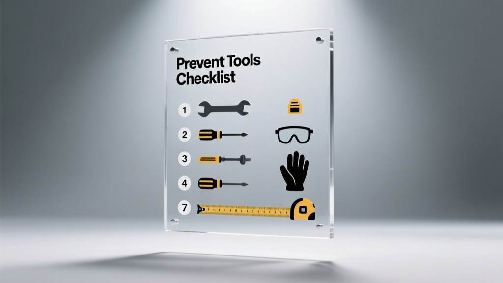 Prevent Tools Checklist: A Field-Tested, Actionable Framework for Industrial Safety and Reliability