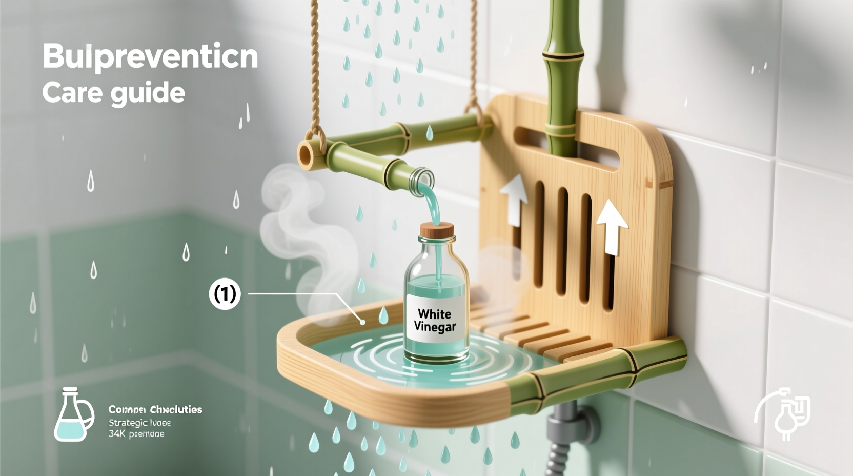 eco friendly bamboo shower caddy cleaning