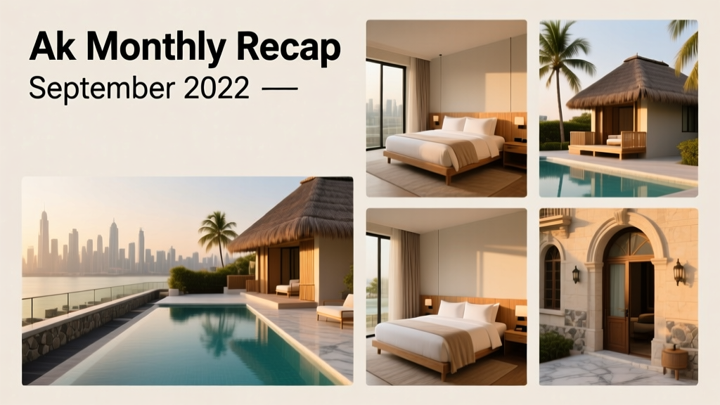Ak Monthly Recap: September 2022 — Trends, Performance Metrics, and Strategic Shifts Across the Global Accommodation Sector
