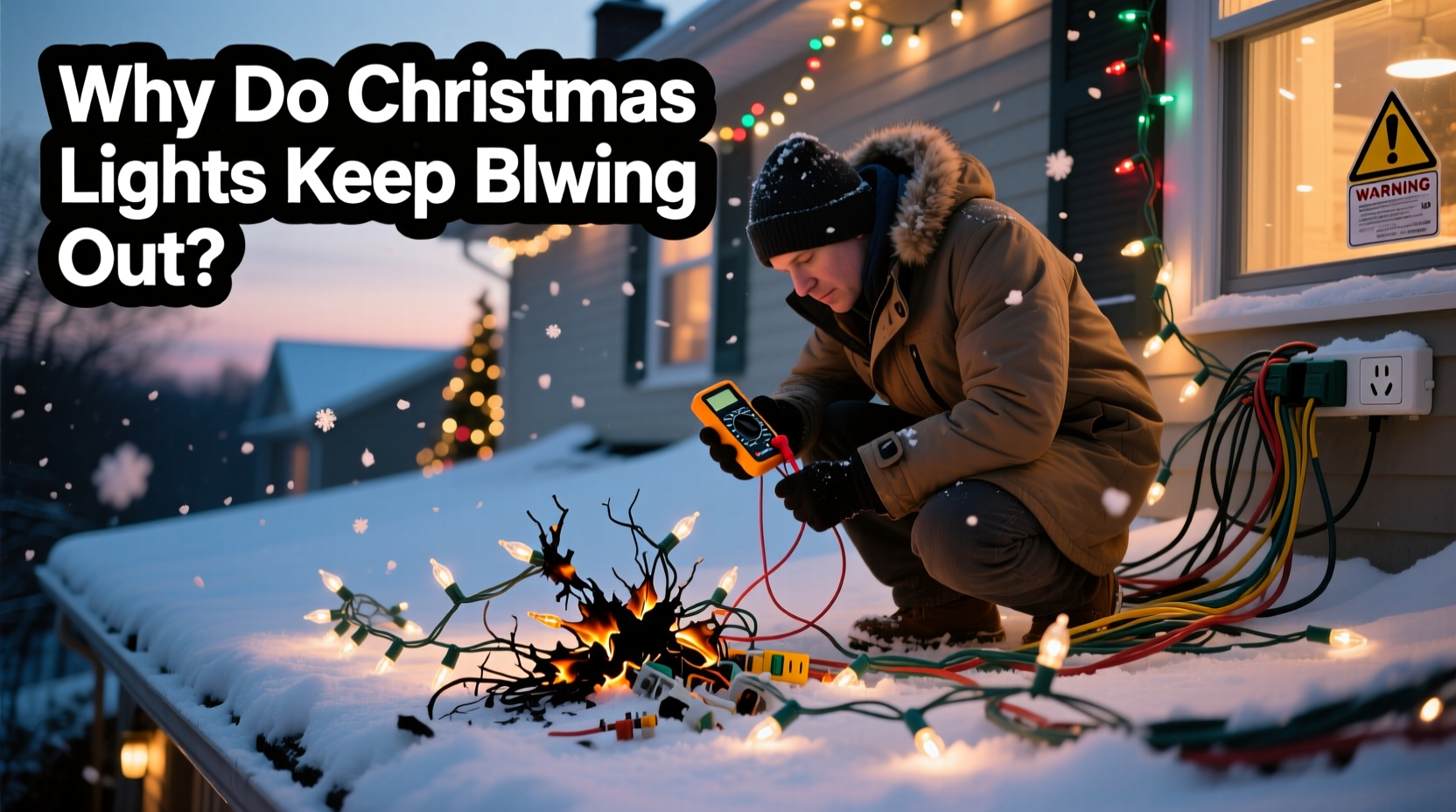why do my christmas lights keep blowing out troubleshooting common electrical issues