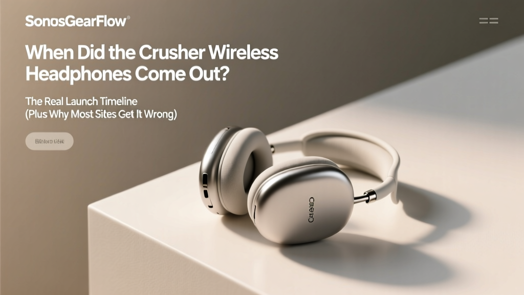 Crusher Wireless Headphones Launch Date (2026)