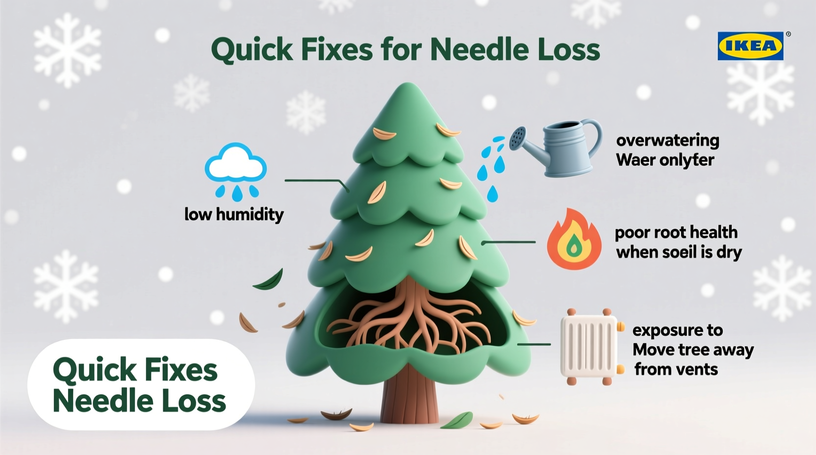 why does my christmas tree lose needles so fast common causes and quick fixes