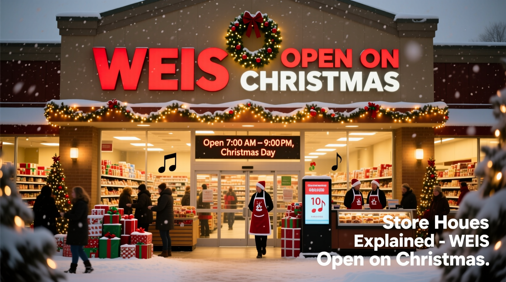 is weis open on christmas