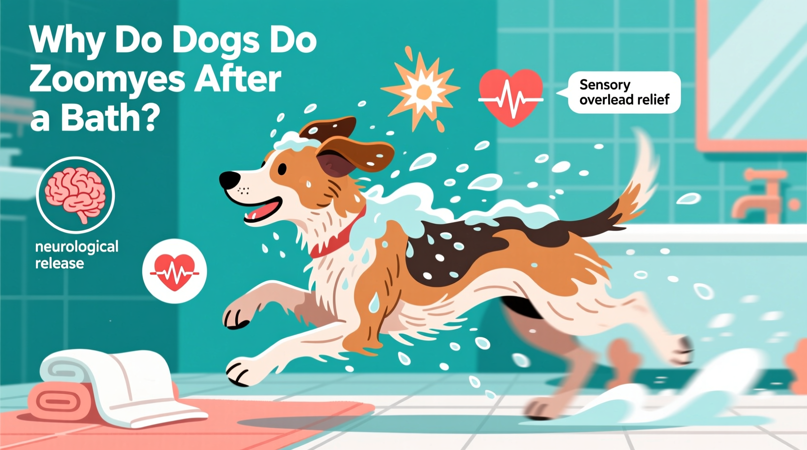 why do dogs do zoomies after a bath scientific reasons