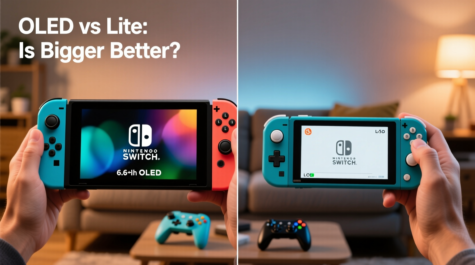 switch oled vs switch lite is the bigger screen really necessary for handheld only players