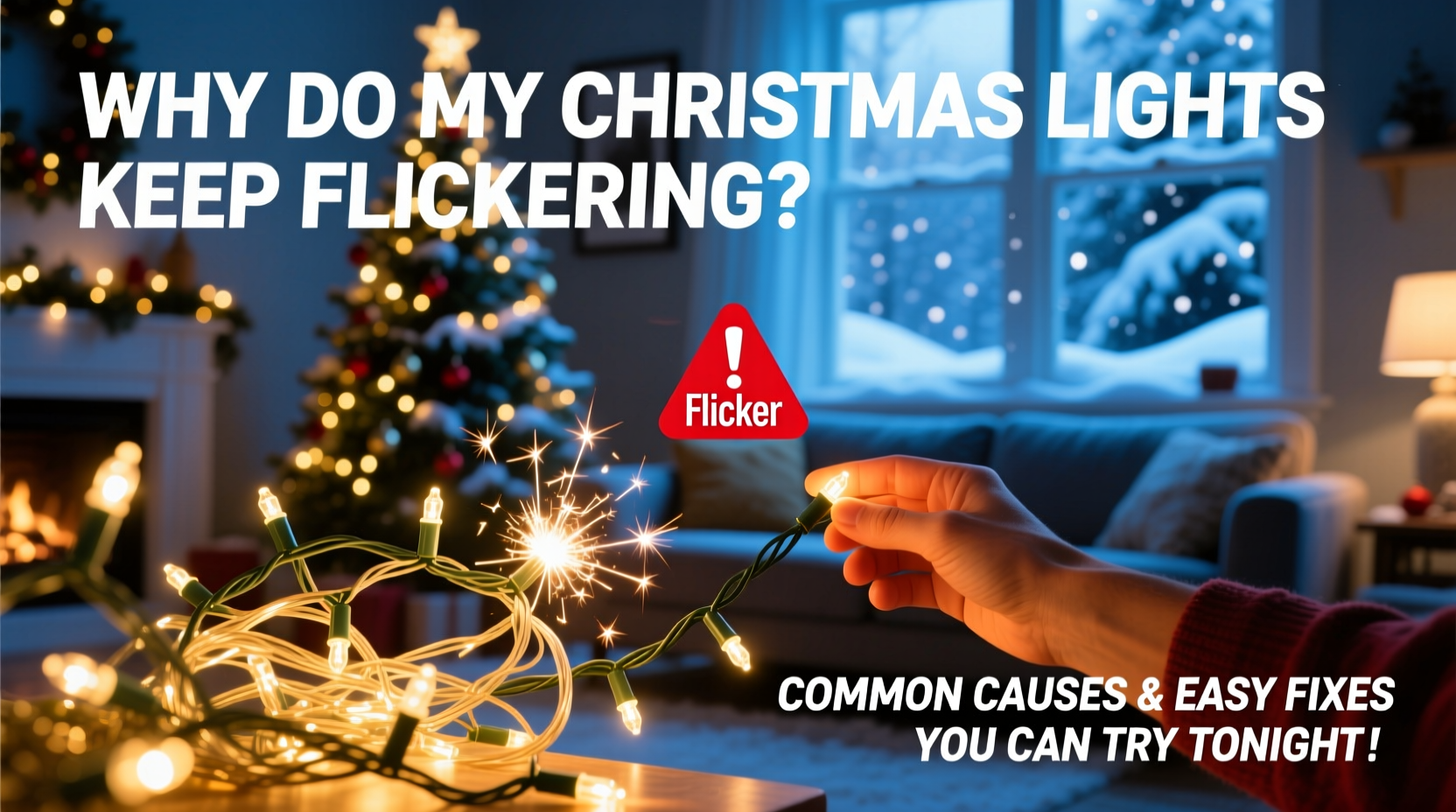 why do my christmas lights keep flickering common causes and easy fixes you can try tonight