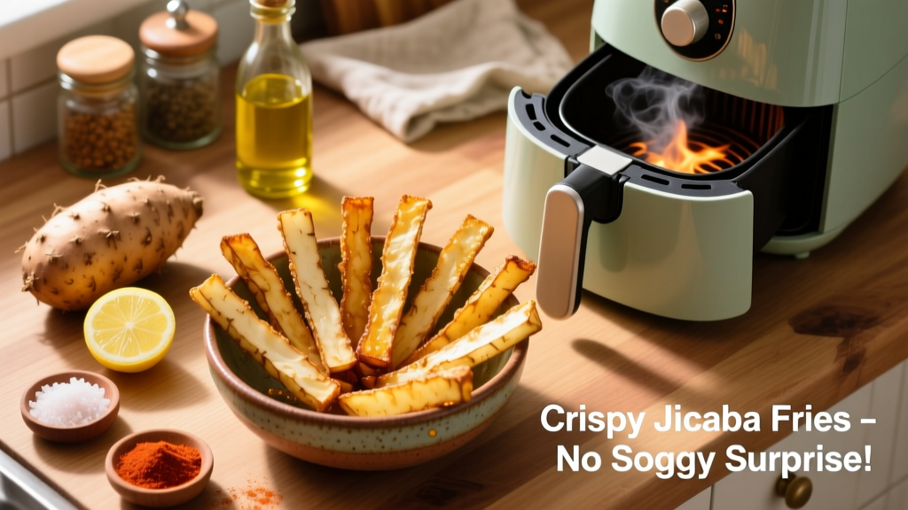 Best Air Fryer Jicama Recipe (Crispy, Not Soggy!)