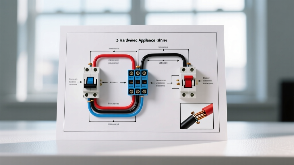 3 Way Electrical Wiring Diagram for Hardwired Appliance Motors